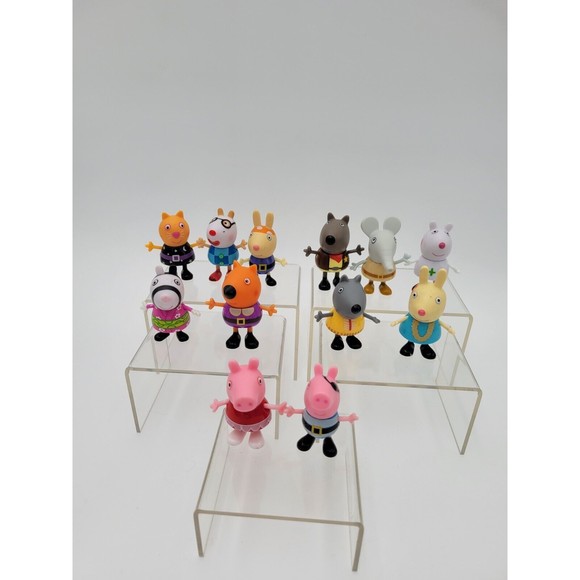 Peppa Pig Fancy Dress Party Exclusive Figures Lot Of 12 Cat Elephant Zoe - Picture 1 of 10